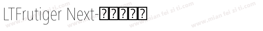LTFrutiger Next字体转换